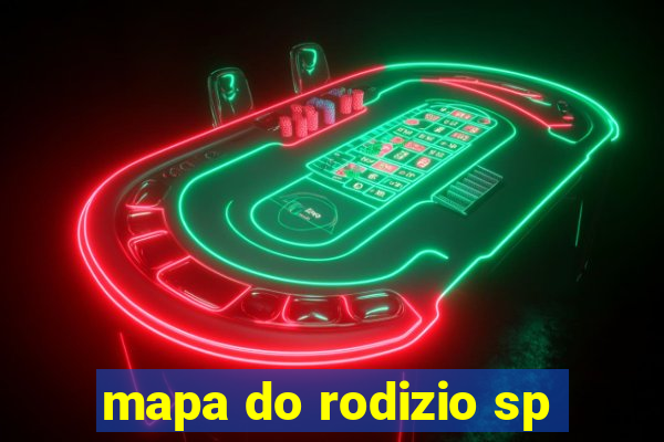 mapa do rodizio sp